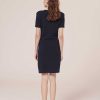 TARA JARMON Rocky Midnight Blue Cupro Dress Dresses