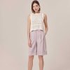 TARA JARMON Pianna White Crochet-Knit Top Knitwears