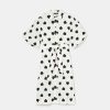 TARA JARMON Riminy Ecrue With Black Polka Hearts Dress Dresses