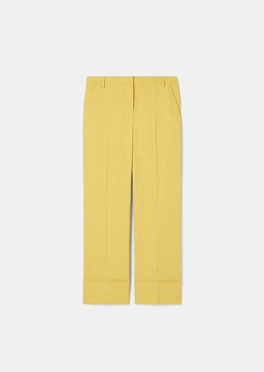 TARA JARMON Pierre Yellow Suit Pants Jeans & Pants