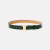 TARA JARMON 8 Bis Green Leather Belt Accessories