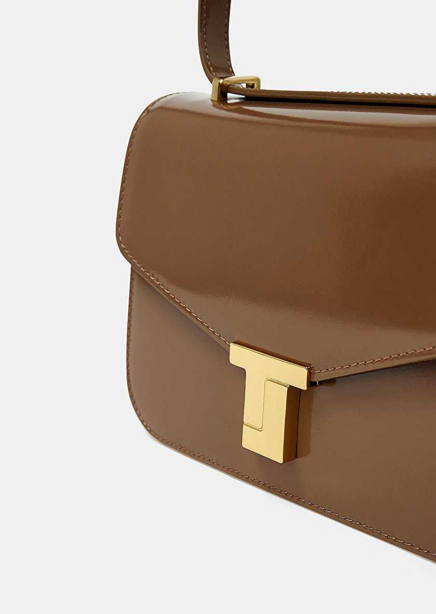 TARA JARMON 8 Bis Taupe Leather Bag Our Iconic