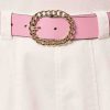 TARA JARMON Gigi Pink Leather Belt Accessories