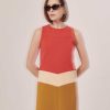 TARA JARMON Rawell Coral Double Canvas Dress Dresses