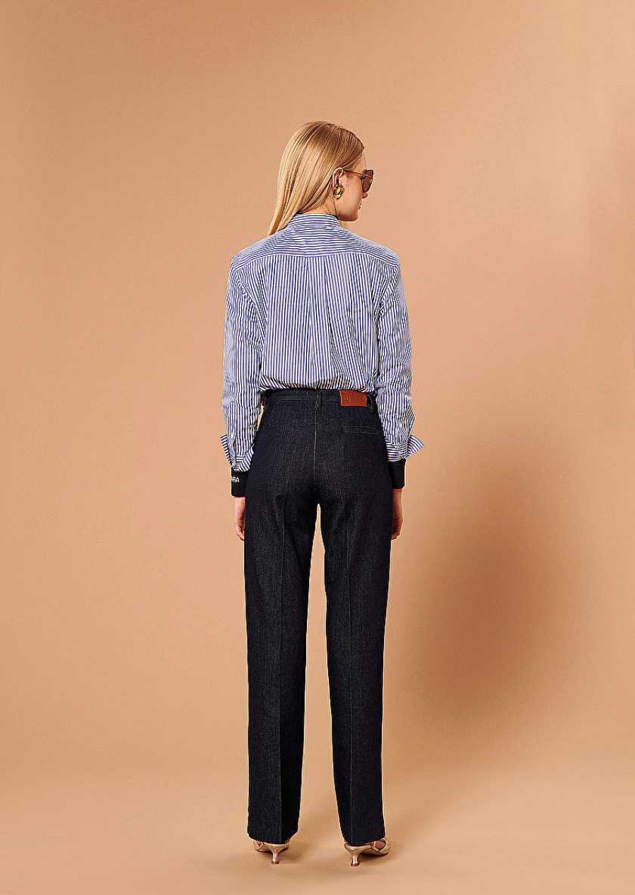 TARA JARMON Jerome Midnight Blue Denim Pants Jeans & Pants