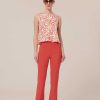 TARA JARMON Phoenix Coral Double Canvas Pants Jeans & Pants