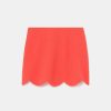 TARA JARMON Joliette Coral Crepe Skirt Skirts & Shorts