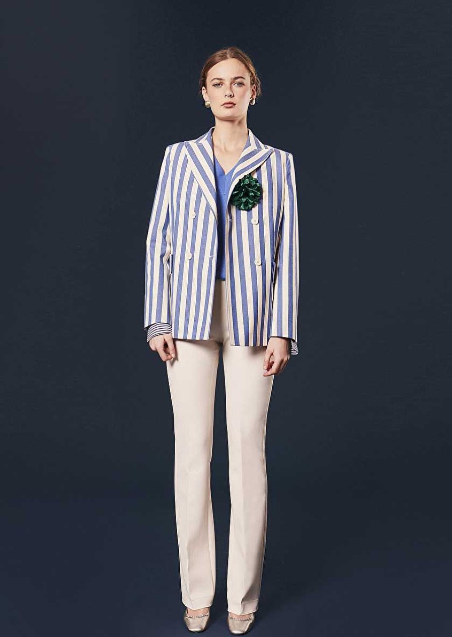 TARA JARMON Mylan Blue Suit Jacket Jackets & Coats