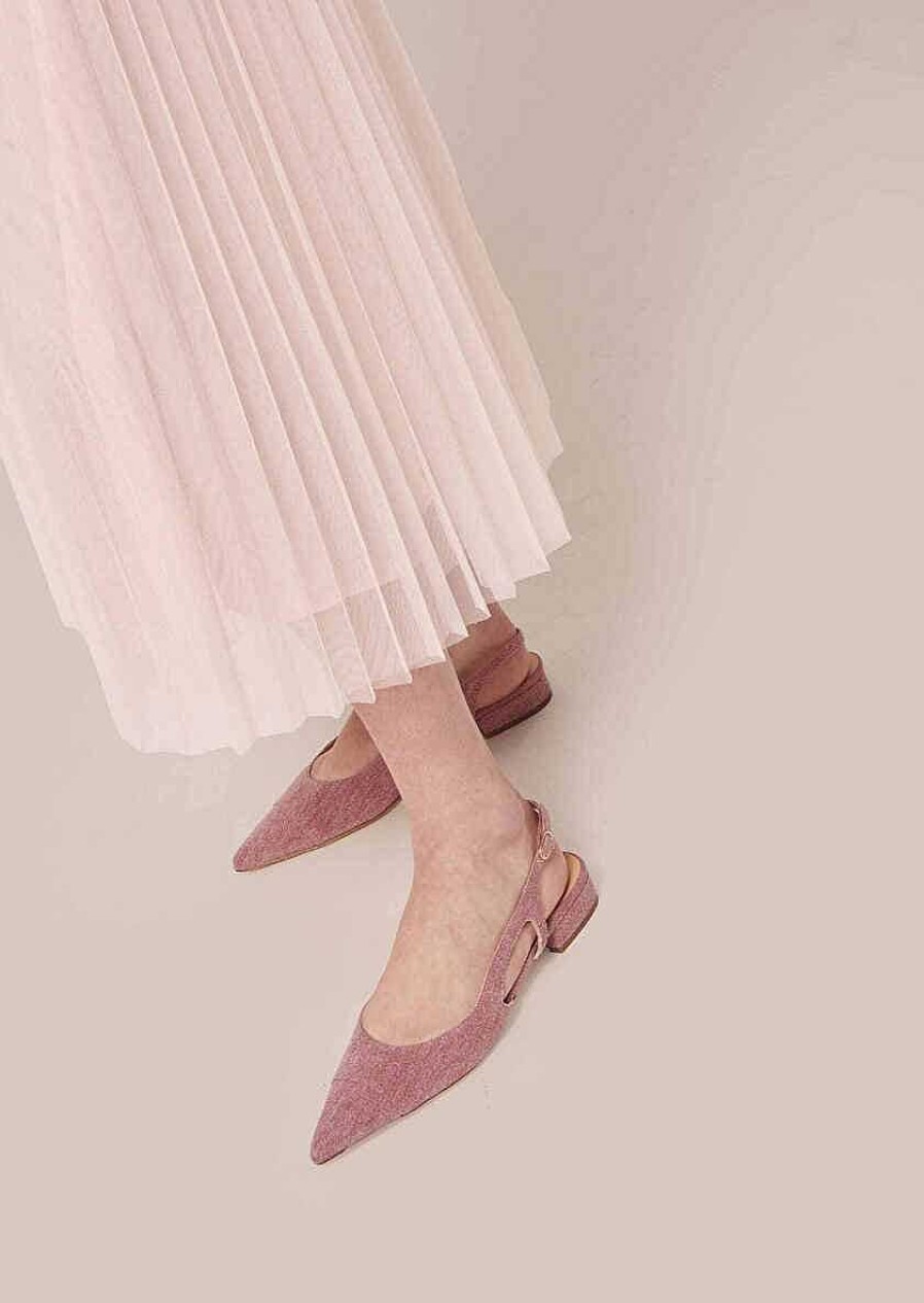 TARA JARMON Juillet Light Pink Pleated Tulle Skirt Skirts & Shorts