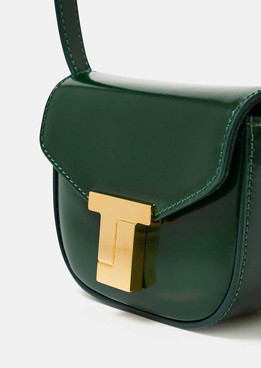 TARA JARMON 8 Bis Mini Emerald Green Leather Bag Our Iconic