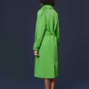 TARA JARMON Ivan Green Tranch-Coat Jackets & Coats