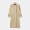 TARA JARMON Ivan Beige Trench Coat Jackets & Coats