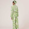 TARA JARMON Primavera Green Floral Printed Pants Jeans & Pants