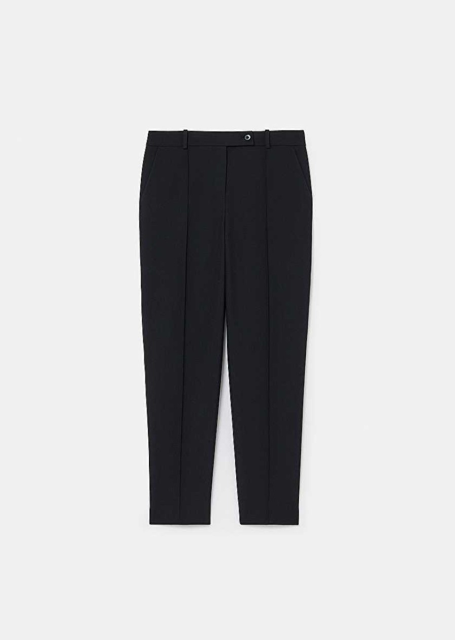 TARA JARMON Pascal Black Cold Wool Pants Jeans & Pants