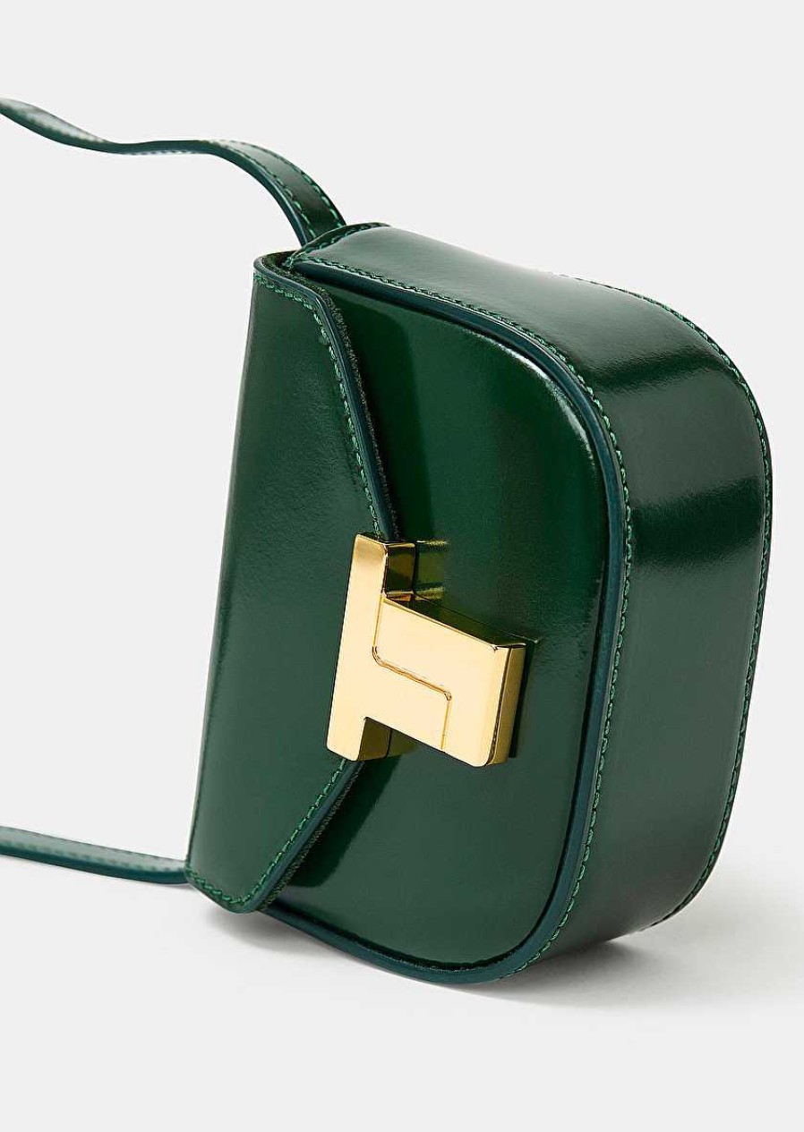 TARA JARMON 8 Bis Mini Emerald Green Leather Bag Our Iconic