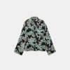 TARA JARMON Calvi Midnight Blue Flower Printed Shirt Tops