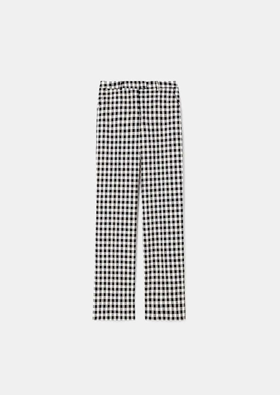 TARA JARMON Peter Black Vichy Pants Jeans & Pants