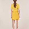 TARA JARMON Janice Yellow Short Skirt Skirts & Shorts