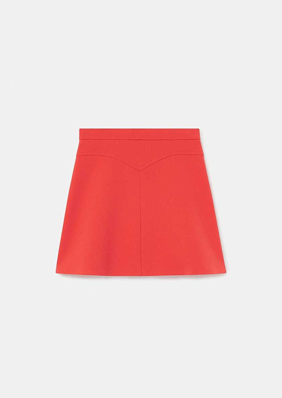 TARA JARMON Jasmin Coral Double Canvas Skirt Skirts & Shorts