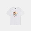 TARA JARMON Taradolls White Double Jersey T-Shirt Tops