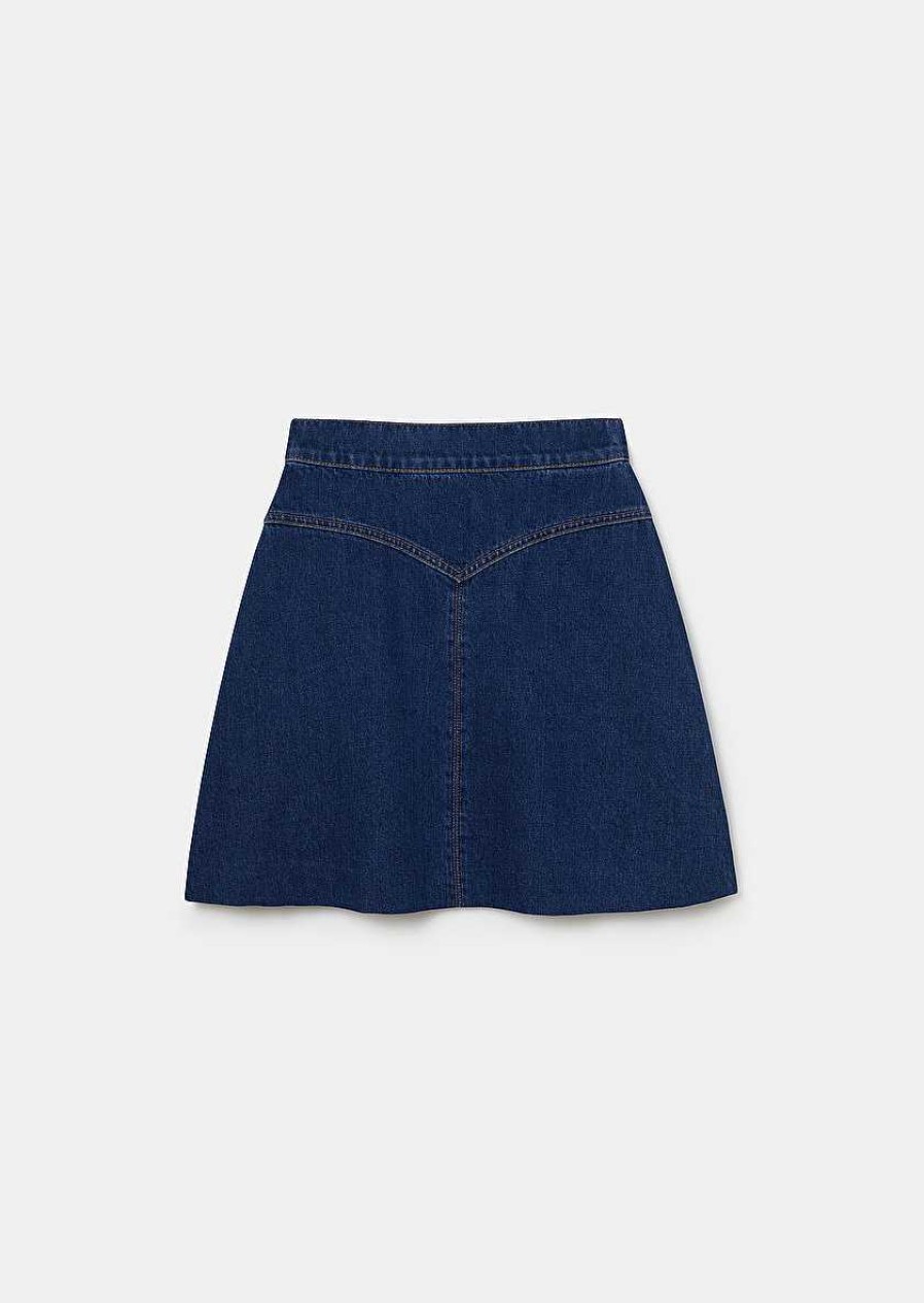 TARA JARMON Jasmina Blue Denim Skirt Skirts & Shorts