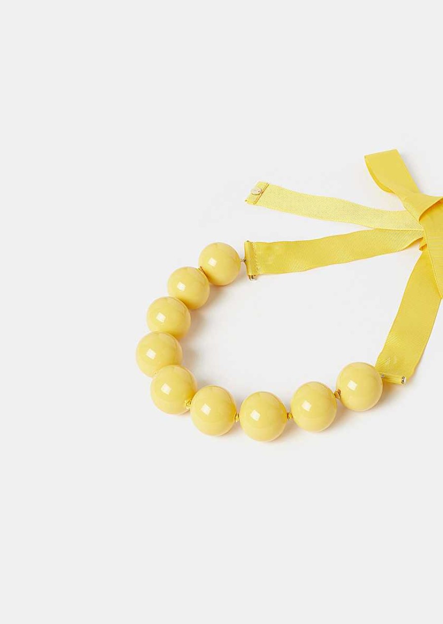 TARA JARMON Bella Yellow Necklace Accessories