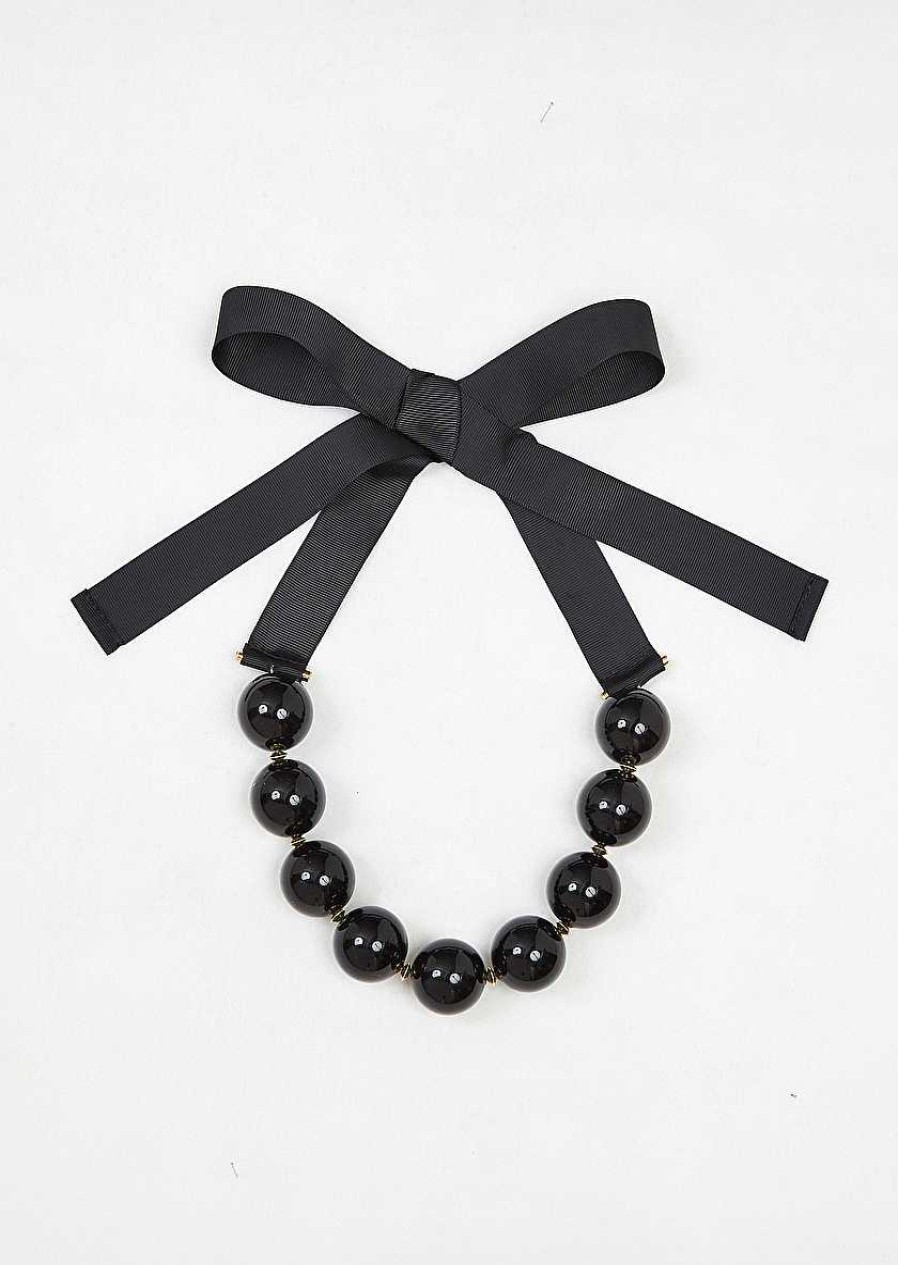 TARA JARMON Bella Black Necklace Accessories