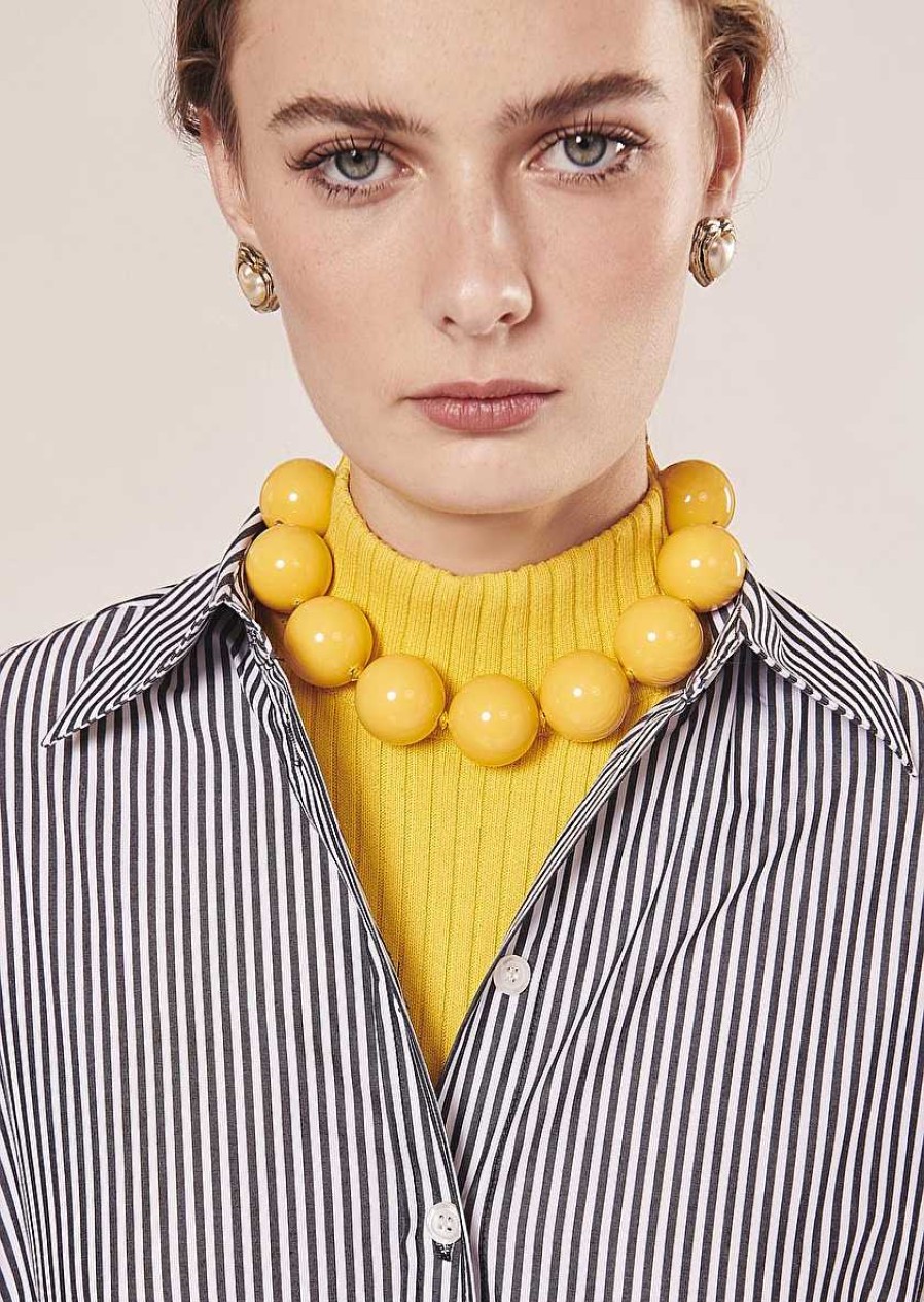 TARA JARMON Bella Yellow Necklace Accessories